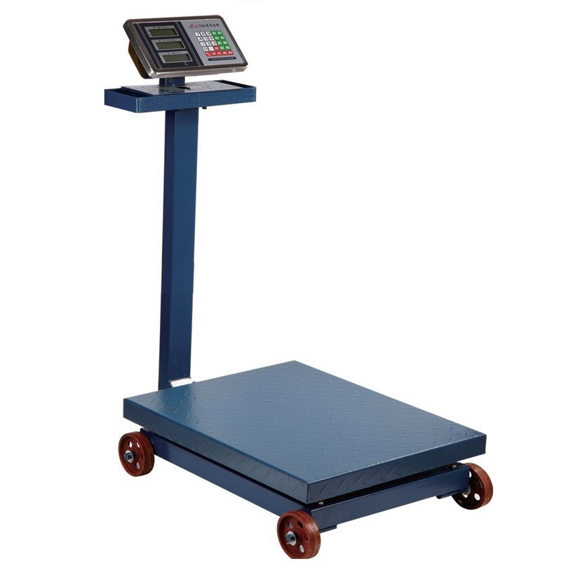 Balanza Digital 600 Kg Con Ruedas, Plataforma ( 45 X 60 Cm)