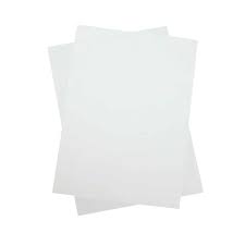 Tapa cartulina carta blanca 180 Grs. 50 Pcs.