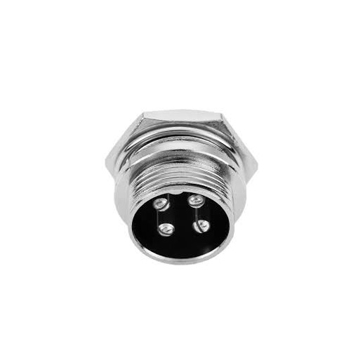 Conector 4 Pines Metálico Macho