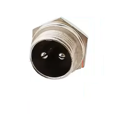 Conector GX16 de 2 Pines Metálico Macho