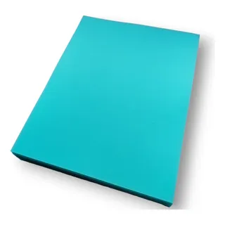 Tapa Cartulina Para Encuadernar Carta Turquesa 210 Grs. (100 Unidades).