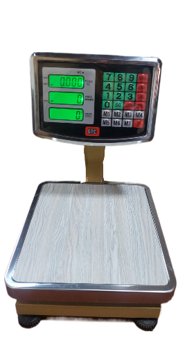 Balanza Digital 60 kg, Acero Inoxidable Con Visor Aereo