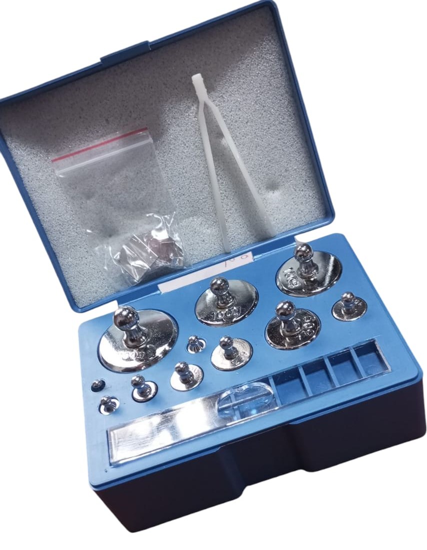 Peso Patrón 200 Grs. hasta 0.01 Grs. Kit 19 Pcs. CAJA AZUL - Imagen 3