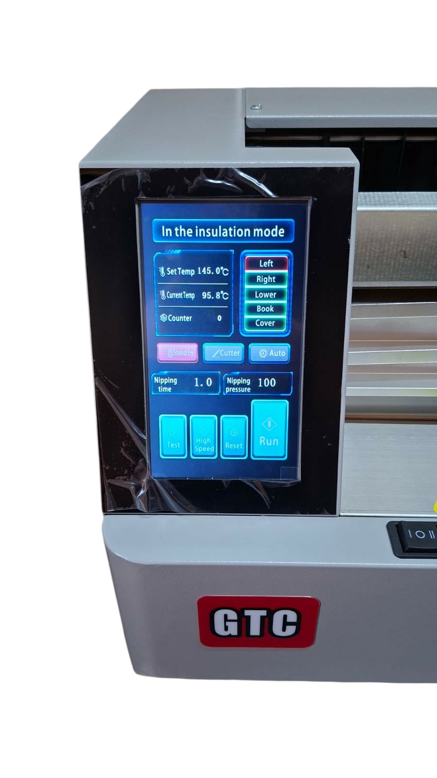 Encuadernadora Empastadora Hotmelera Automática de Banco Con Pantalla - Imagen 3