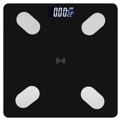 Balanza Baño 180 Kg. Cuadrado Smart Bluetooth