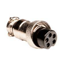 Conector 5 Pines Metálico Hembra