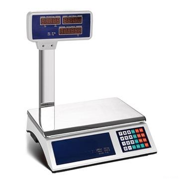 Balanza Digital 40 kg, Bandeja Acero Inoxidable Con Visor Aéreo